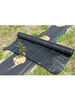 Почвоукрывной материал Х-105Ч (агроткань застилочная Черная), 100г/м2, 1,05х100м ХозАгро