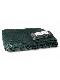 Фасадная сетка 80% затенения 3 х 10 метра с клипсой зеленая